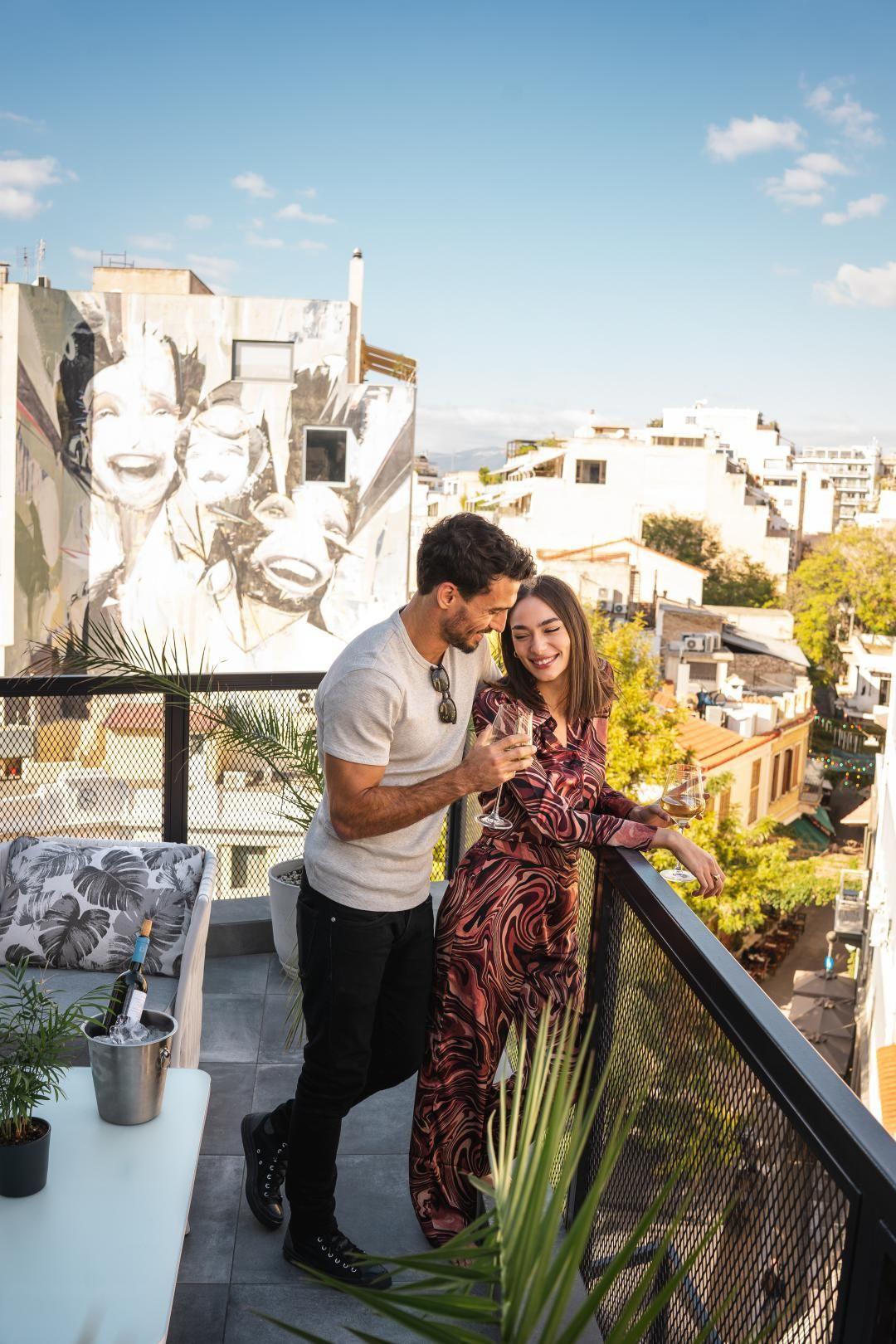 Melo Athens Hotell Eksteriør bilde